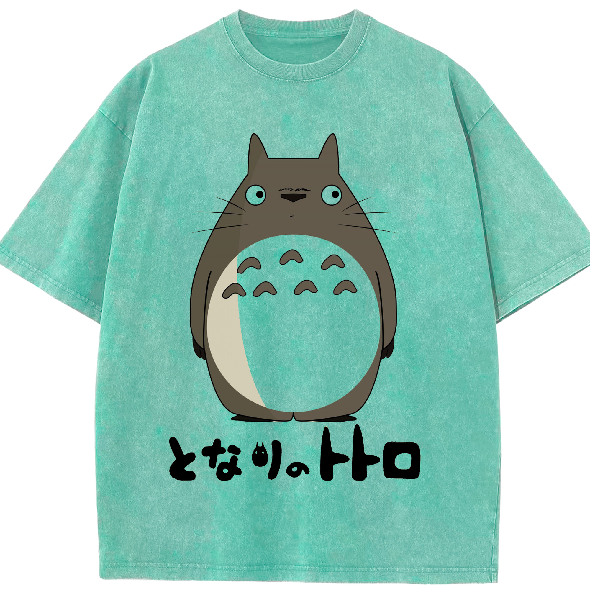 （画像用） となりのトトロ 草壁メイ 草壁サツキ My Neighbor Totoro Satsuki Kusakabe Mei Kusakabe 綿100% ヴィンテージ風 半袖Tシャツ（フロントプリント）